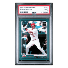 Albert Pujols PSA 9 2001 Topps Traded Rookie RC Card #T247