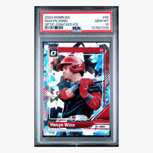 Masyn Winn PSA 10 2024 Panini Donruss Optic Cracked Ice #d/ 25 Card #93