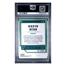 Masyn Winn PSA 10 2024 Panini Donruss Optic Cracked Ice #d/ 25 Card #93
