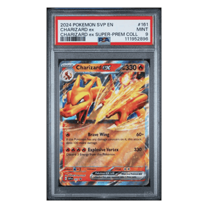 Charizard ex PSA 9 2024 Pokemon Scarlet & Violet Promo Charizard ex Super Premium Collection Card #161