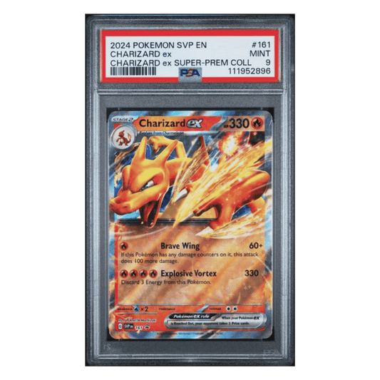 Charizard ex PSA 9 2024 Pokemon Scarlet & Violet Promo Charizard ex Super Premium Collection Card #161