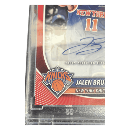 Jalen Brunson 2025-26 Bowman #RVA-JBR Red Auto #D 3/5 - KNICKS MVP!