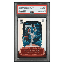 Brian Thomas Jr PSA 10 2024 Panini Donruss Optic Uptowns Rookie RC Card #12