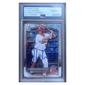 JJ Wetherholt 2025 Topps Bowman Chrome Prospects Autograph Card #BCP22