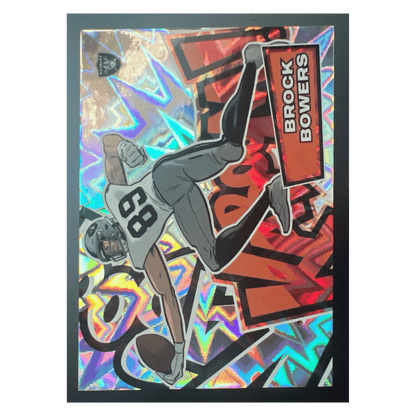 Brock Bowers 2025 Panini Absolute Kaboom! Horizontal Card #8