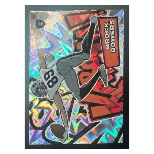 Brock Bowers 2025 Panini Absolute Kaboom! Horizontal Card #8