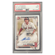 Blaze Jordan PSA 9 2021 Bowman Paper Prospects Autograph Card #BJ