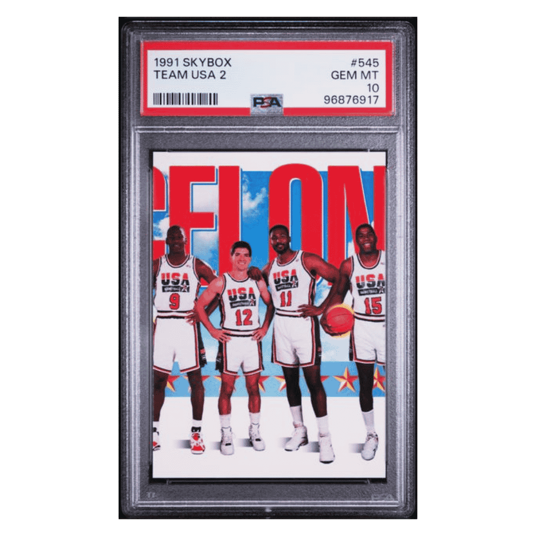 1991 Skybox PSA 10 Team USA 1, 2 & 3 Card Set - All 3 Cards