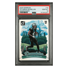 Tetairoa McMillan PSA 10 2025 Panini Donruss Downtown! Rookie RC Card #15