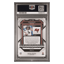 Tom Brady PSA 9 2022 Panini Prizm No Huddle Pink #d/ 15 Card #273