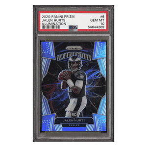 Jalen Hurts PSA 10 2020 Panini Prizm Illumination Rookie RC Card #6