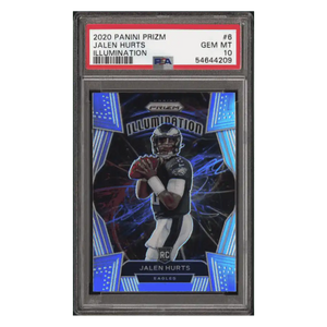 Jalen Hurts PSA 10 2020 Panini Prizm Illumination Rookie RC Card #6