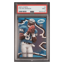 Calvin Johnson PSA 9 2007 eTopps Rookie RC #d/ 1999 Card #8