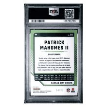 Patrick Mahomes PSA 10 2024 Panini Donruss Optic Pink Velocity #d/ 50 Card #94