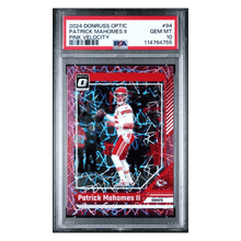 Patrick Mahomes PSA 10 2024 Panini Donruss Optic Pink Velocity #d/ 50 Card #94