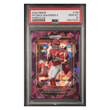 Patrick Mahomes PSA 10 2022 Panini Prizm Purple Ice #d/ 225 Card #139