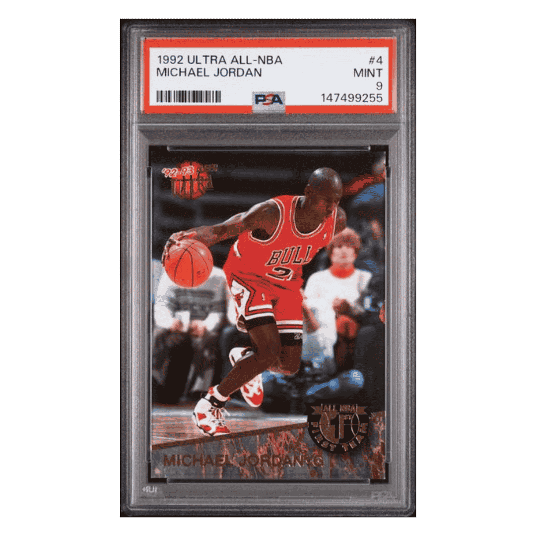 Michael Jordan PSA 9 1992 Fleer Ultra All-NBA Card #4