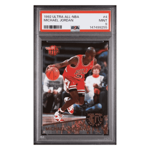 Michael Jordan PSA 9 1992 Fleer Ultra All-NBA Card #4