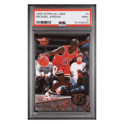 Michael Jordan PSA 9 1992 Fleer Ultra All-NBA Card #4