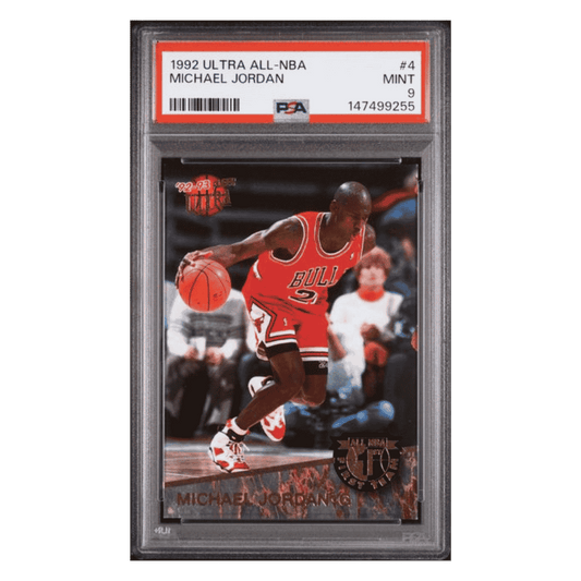 Michael Jordan PSA 9 1992 Fleer Ultra All-NBA Card #4