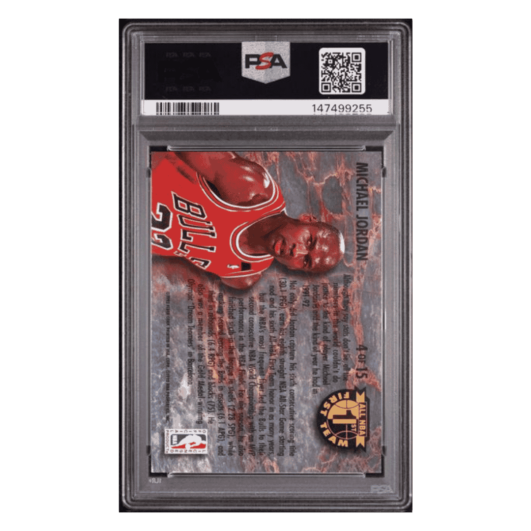 Michael Jordan PSA 9 1992 Fleer Ultra All-NBA Card #4