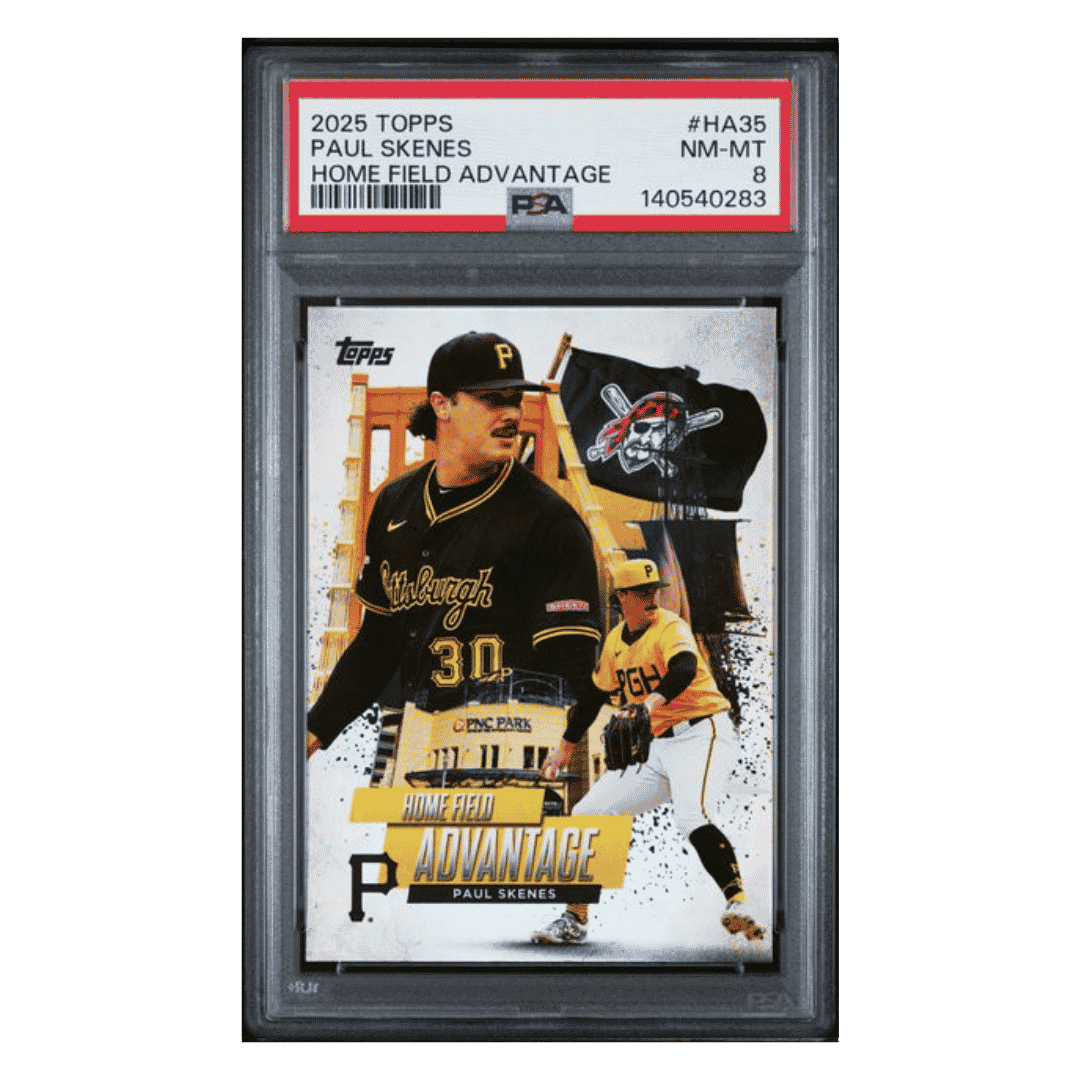Paul Skenes PSA 8 2025 Topps Home Field Advantage Case Hit Card #HA35
