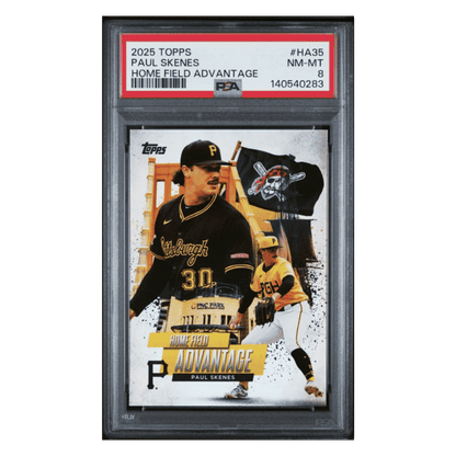 Paul Skenes PSA 8 2025 Topps Home Field Advantage Case Hit Card #HA35
