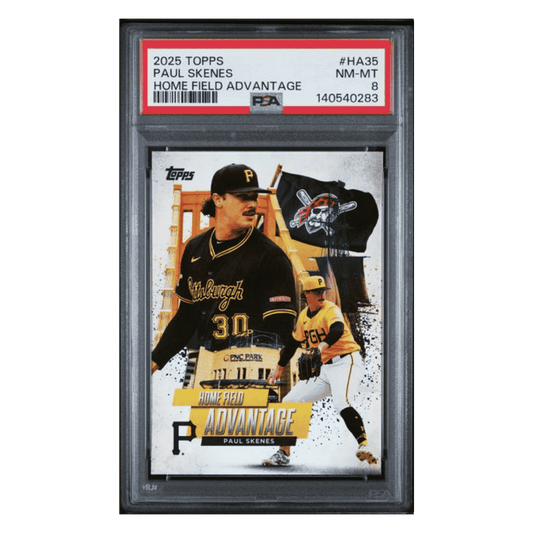 Paul Skenes PSA 8 2025 Topps Home Field Advantage Case Hit Card #HA35