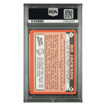 Bo Jackson PSA 9 1986 Topps Traded Autograph Card #50T