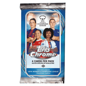 2025-26 Topps Chrome UEFA Women's Champions League Soccer Single Pack