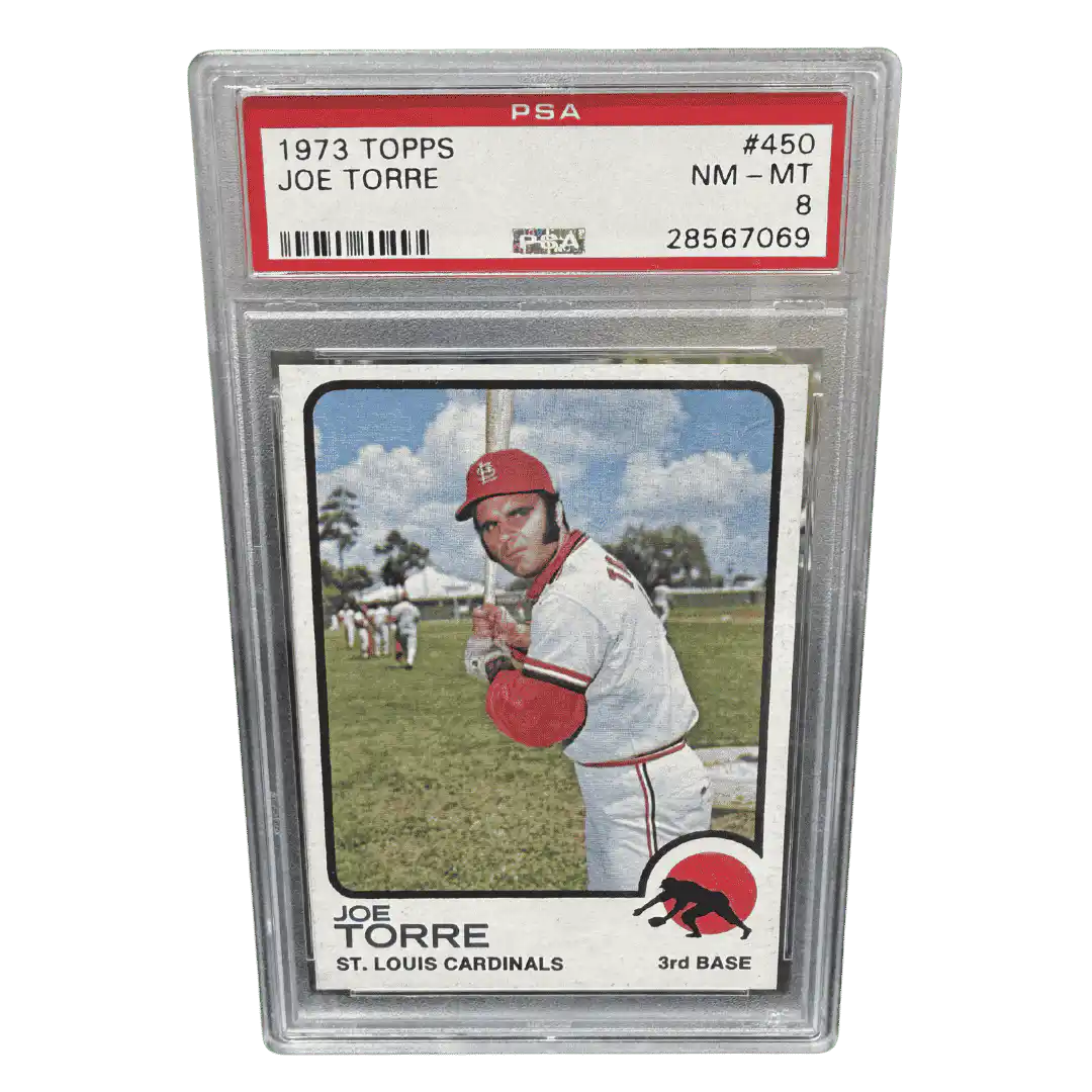 Joe Torre PSA 8 1973 Topps Card #450