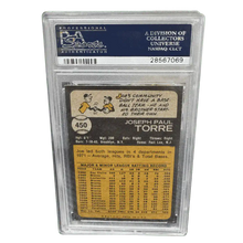 Joe Torre PSA 8 1973 Topps Card #450
