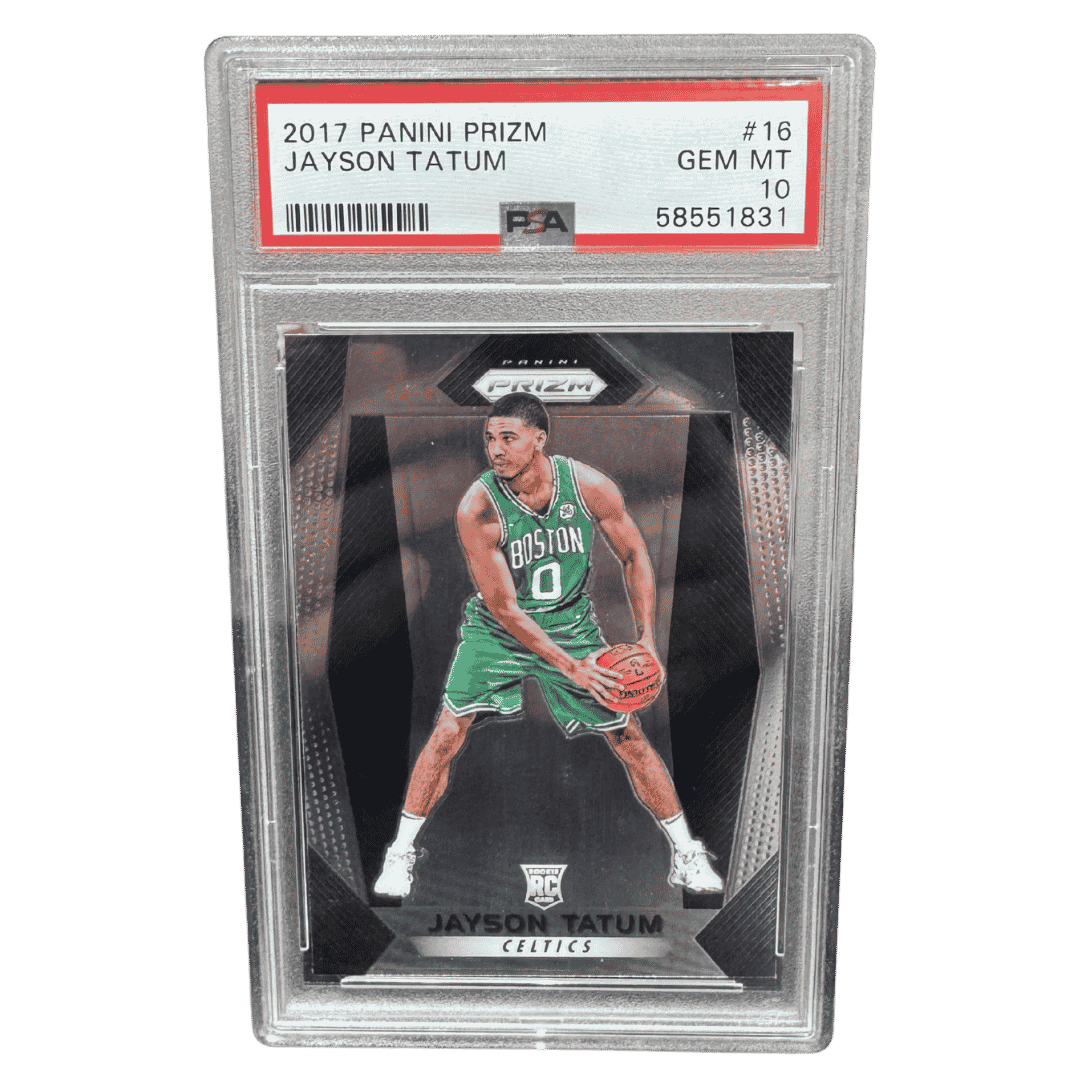 Jayson Tatum PSA 10 2017 Panini Prizm Rookie RC Card #16