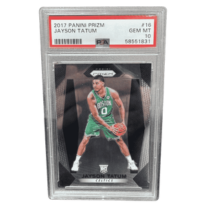 Jayson Tatum PSA 10 2017 Panini Prizm Rookie RC Card #16