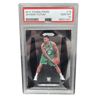 Jayson Tatum PSA 10 2017 Panini Prizm Rookie RC Card #16