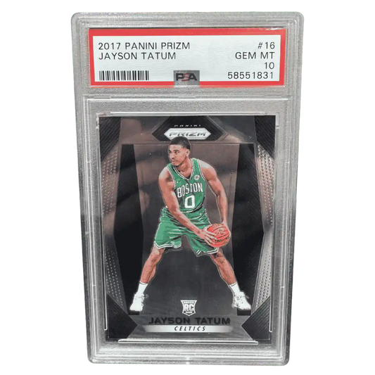 Jayson Tatum PSA 10 2017 Panini Prizm Rookie RC Card #16