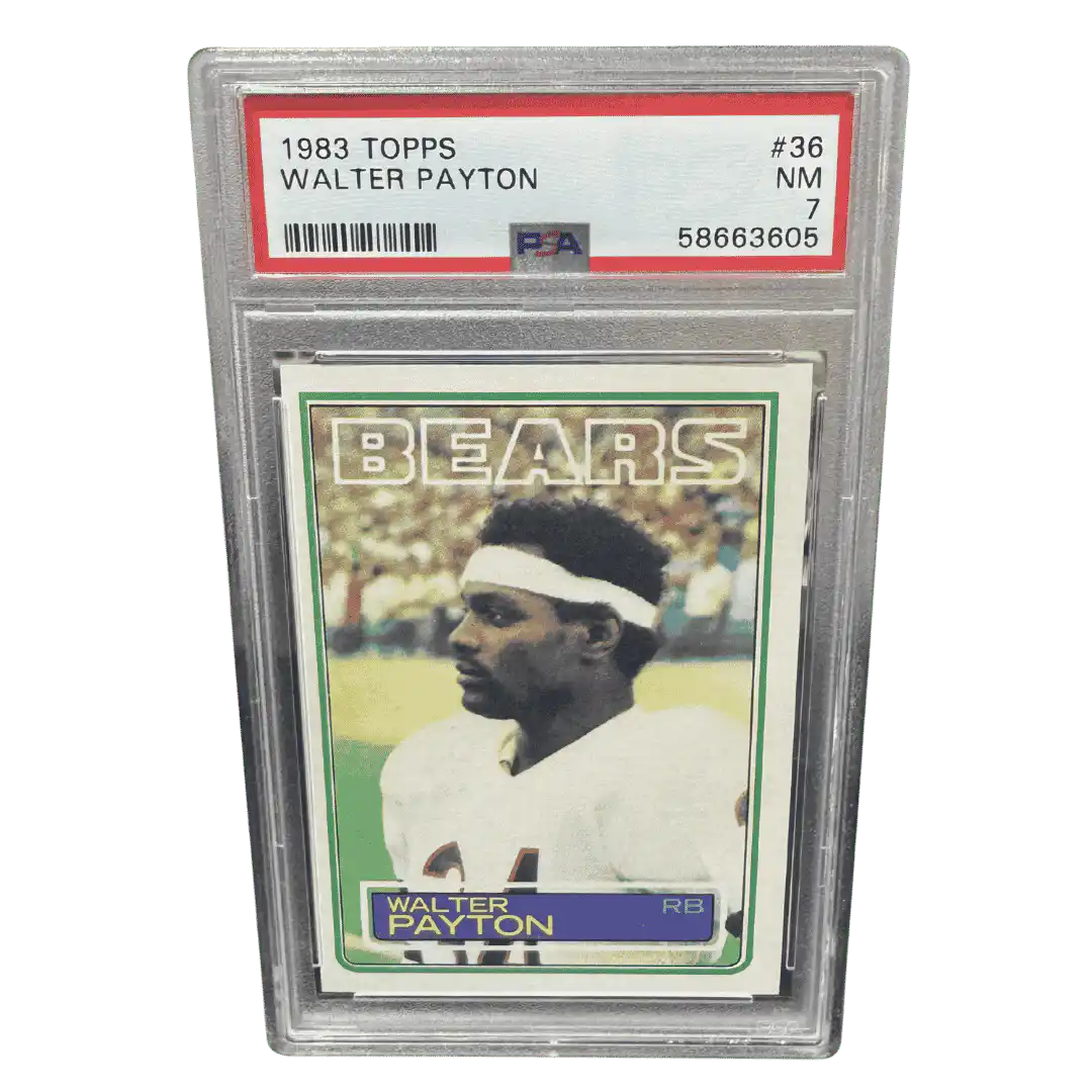 Walter Payton PSA 7 1983 Topps Card #36