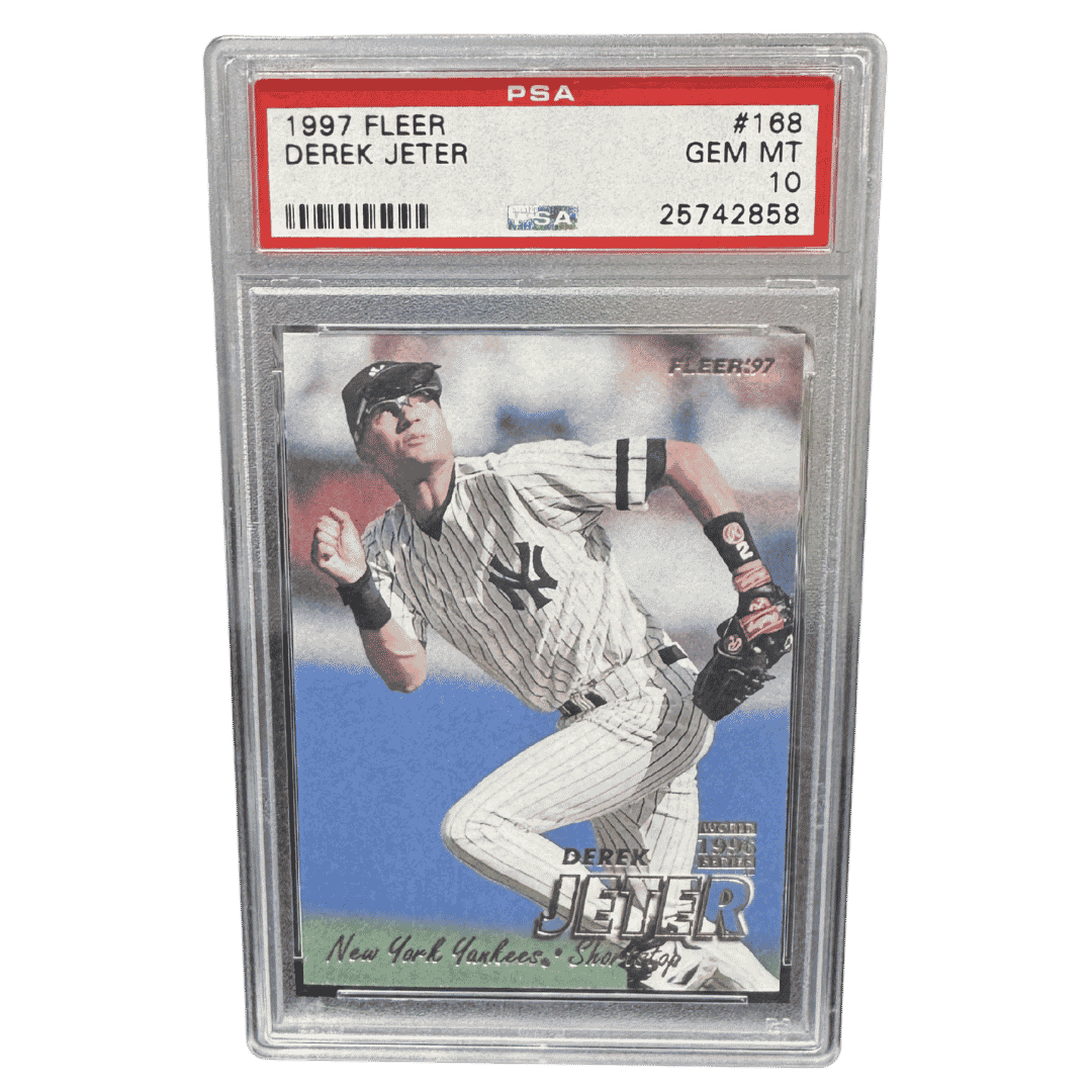 Derek Jeter PSA 10 1997 Fleer Card #168