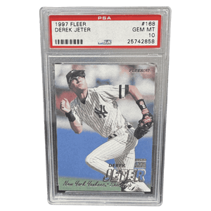 Derek Jeter PSA 10 1997 Fleer Card #168