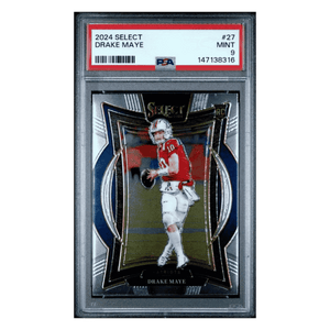 Drake Maye PSA 9 2024 Panini Select Rookie RC Card #27