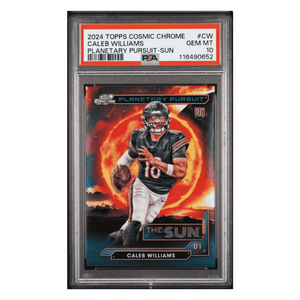Caleb Williams PSA 10 2024 Topps Cosmic Chrome Planetary Pursuit Sun Case Hit Card #CW