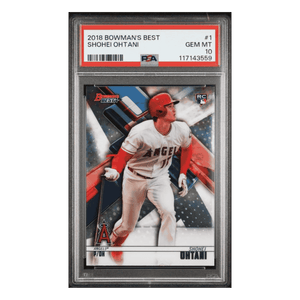Shohei Ohtani PSA 10 2018 Bowman's Best Rookie RC Card #1