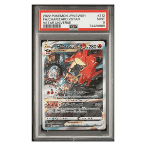 Full Art Charizard VSTAR PSA 9 2022 Pokemon Sword & Shield Japanese VSTAR Universe Card #212