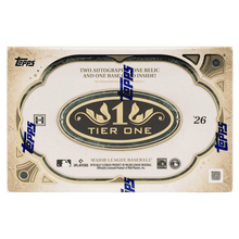 2026 Topps Tier One Baseball Hobby Box