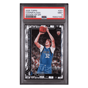 Cooper Flagg PSA 9 2025 Topps Season Tip Off Rookie RC Card #201