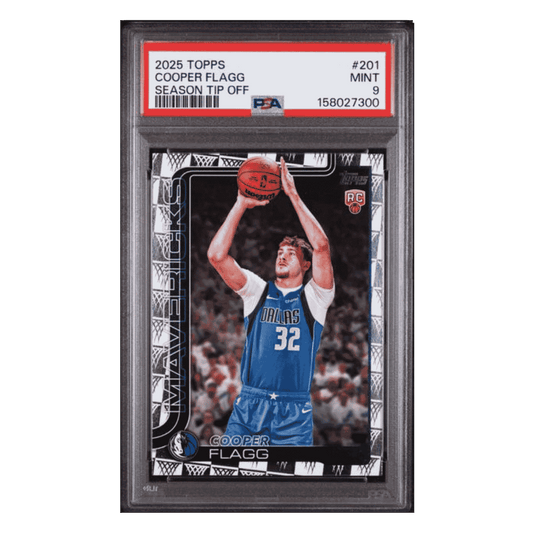Cooper Flagg PSA 9 2025 Topps Season Tip Off Rookie RC Card #201