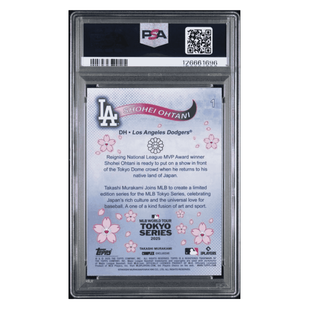 Shohei Ohtani PSA 9 2025 Topps Murakami MLB World Tour Tokyo Series Card #1