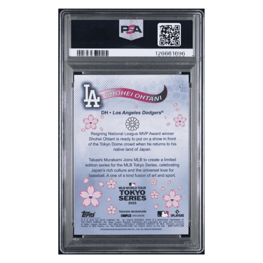 Shohei Ohtani PSA 9 2025 Topps Murakami MLB World Tour Tokyo Series Card #1