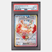 Eevee ex PSA 8 2025 Pokemon Scarlet & Violet Promo Pre Super Premium Collection Card #174