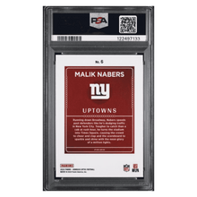 Malik Nabers PSA 10 2024 Panini Donruss Optic Uptowns Rookie RC Card #6